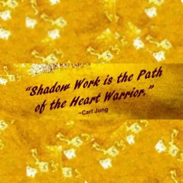 Quote of Carl Jung in golden backround